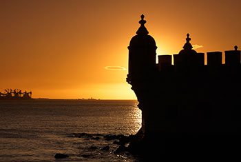 Belem Tower in Lisbon, Portugal