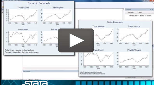 video: Forecasting in Stata