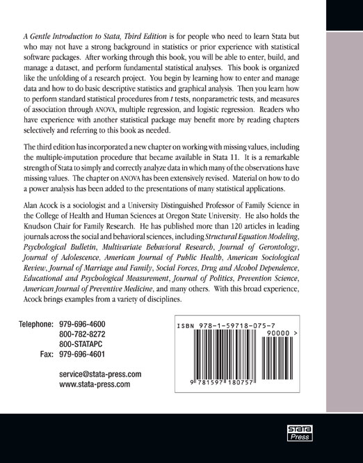 a gentle introduction to stata 3rd edition