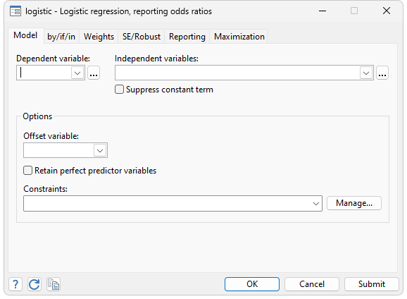 Logistic Regression Stata