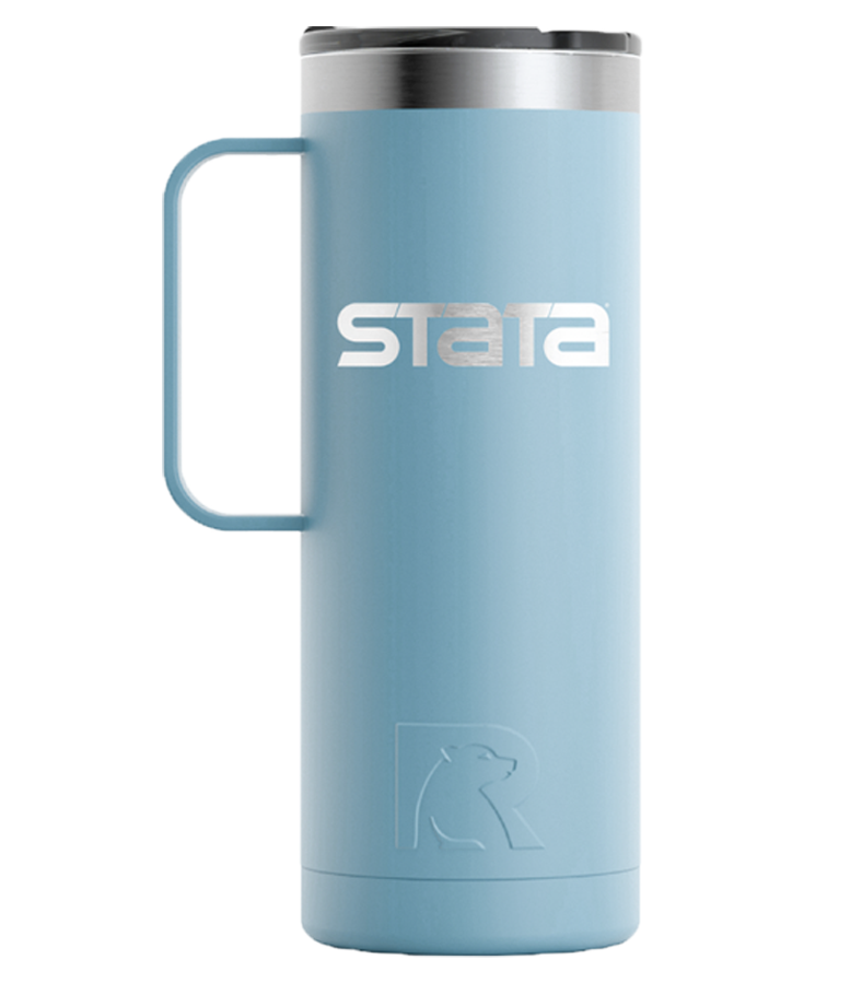 Stainless steel double wall vacuum insulated travel mug