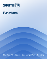 Functions Reference Manual for Stata