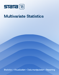 Multivariate Statistics Reference Manual for Stata