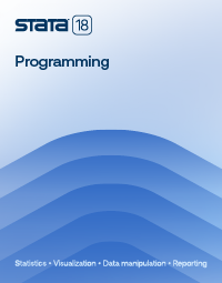 Programming Reference Manual for Stata