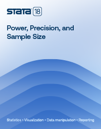 Power, Precision, and Sample-Size Reference Manual for Stata
