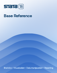 Stata Base Reference Manual