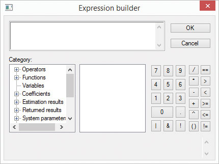 Expression Builder