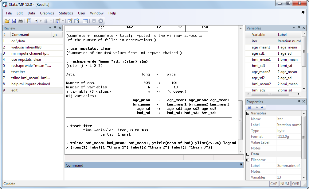 Stata | Interface