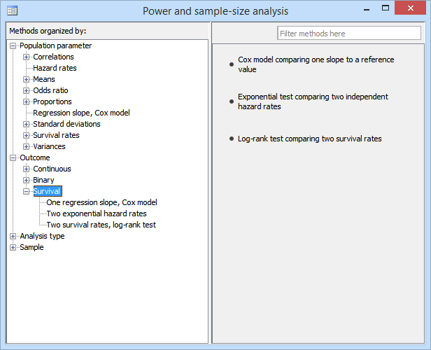 Power Analysis For Survival Analysis And Contingency Tables Stata 14