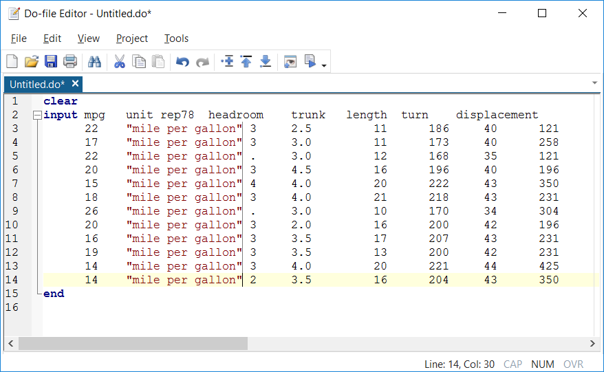 Screenshot. mile per gallon added