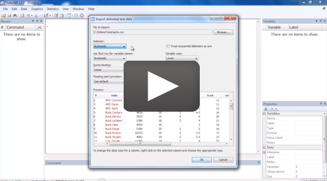 video: Importing and exporting text-delimited data