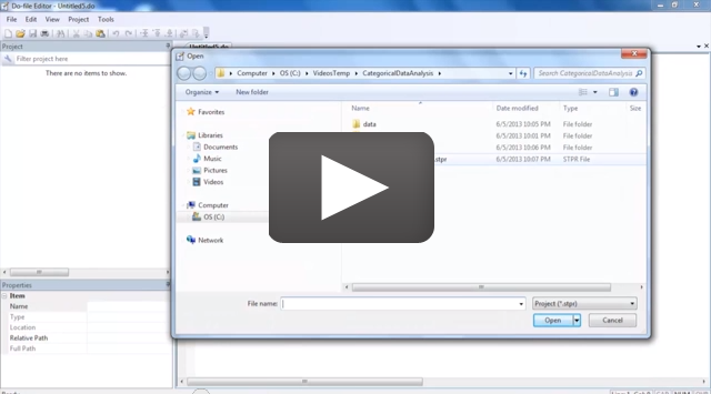 video: Stata's Project Manager